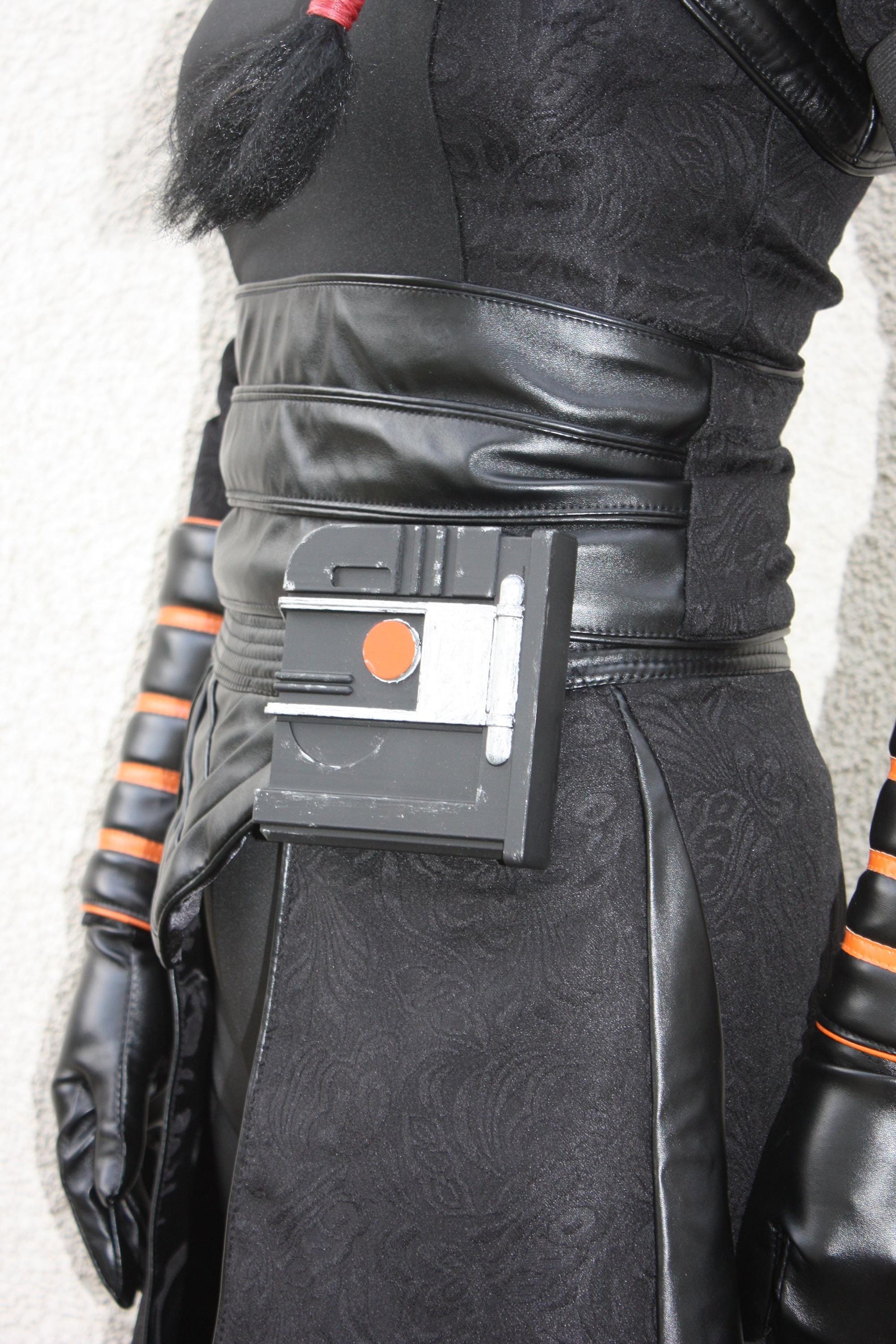 Fennec Shand Cosplay Armor Hard Parts (Ellbow Cover, Hip Box / Com Link, Chest Badge, Waist)